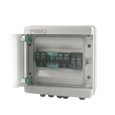 4 strings de entrada e 1 string de saída 550V caixa combinadora solar