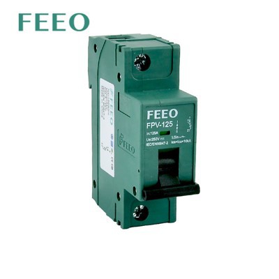 Disjuntor DC MCB 1P 250VDC 10KA 125A DC